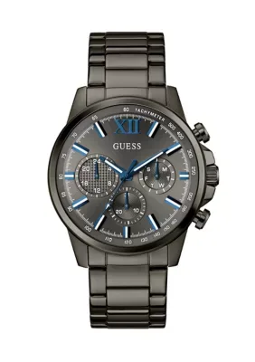 Gunmetal Multifunction Watch, 44mm by GUESS