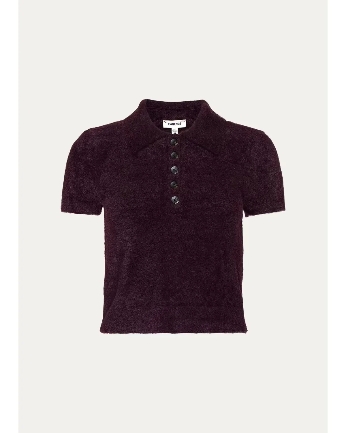 Cirrus Crop Polo Shirt by L'AGENCE