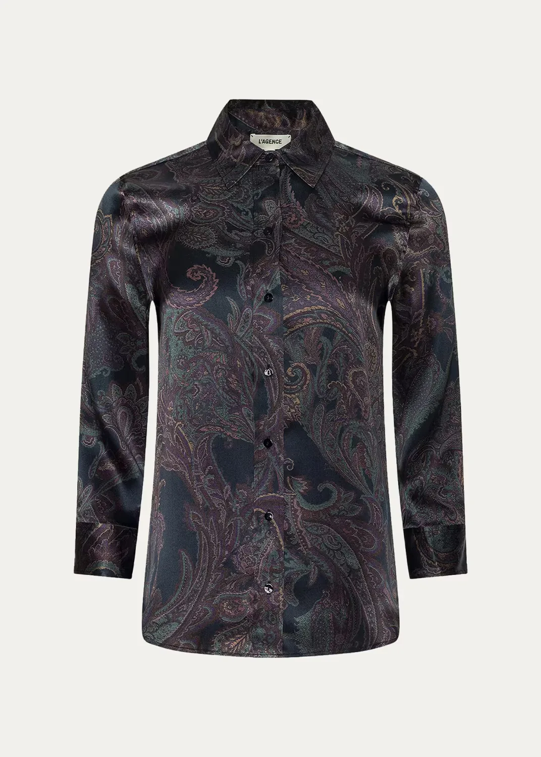 Dani Paisley Silk 3/4 Sleeve Blouse