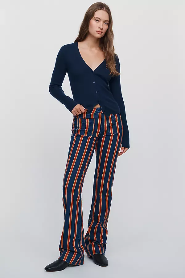 Rainbow Mid Rise Flare Jeans by Wrangler