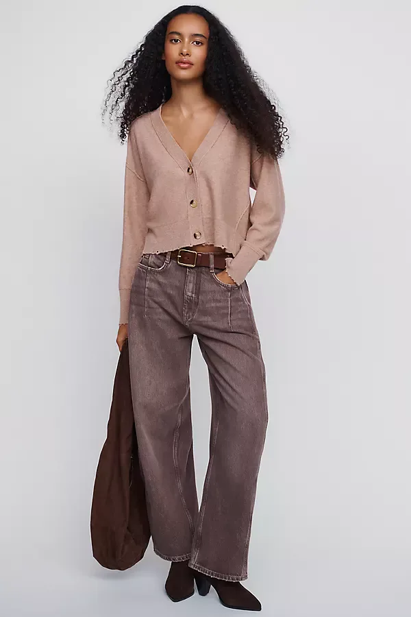 Heritage Curve High-Rise Barrel-Leg Jeans