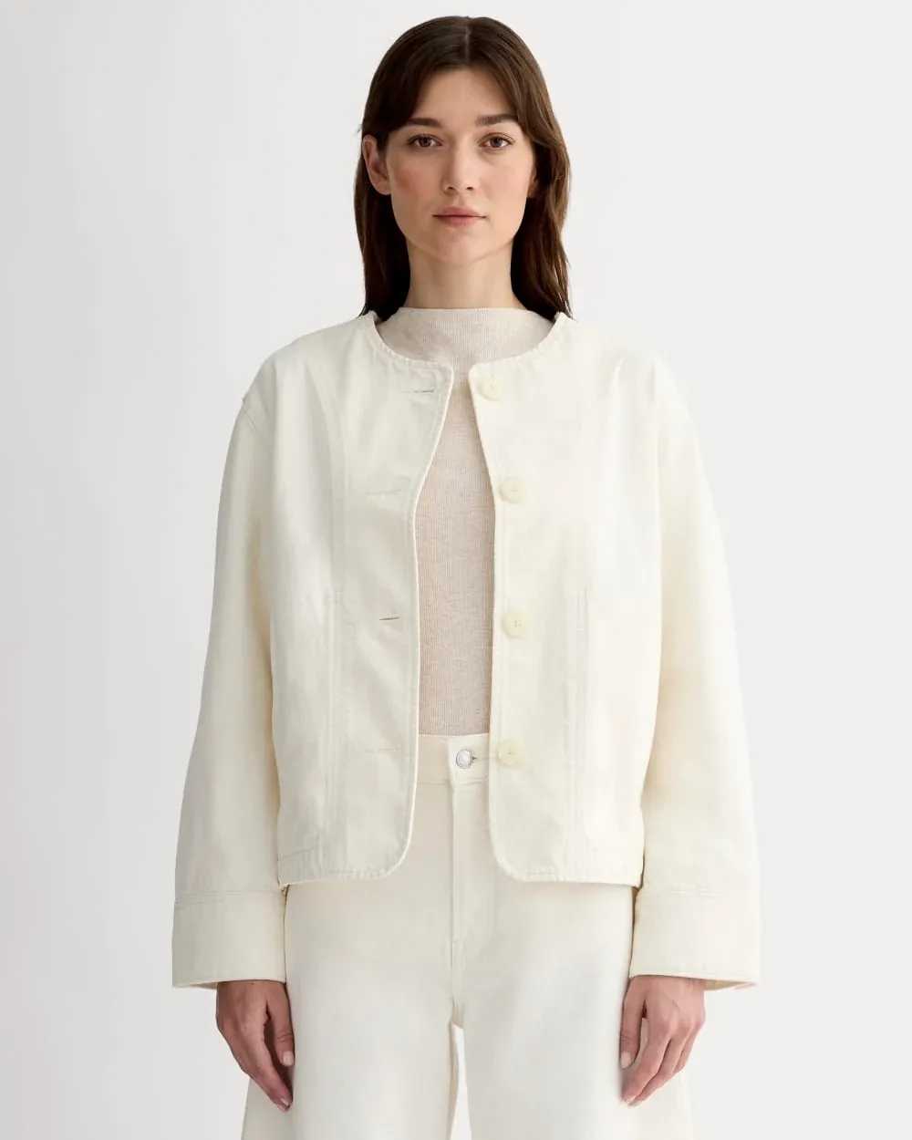 Denim Barrel Pant Jacket by Everlane