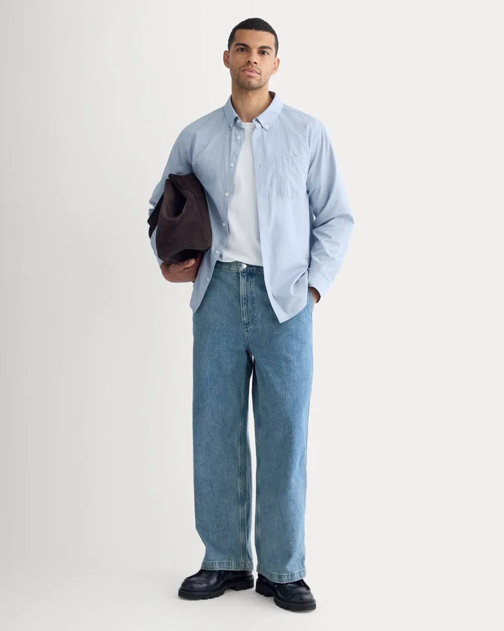 Baggy Rigid Jean, 32 by Everlane