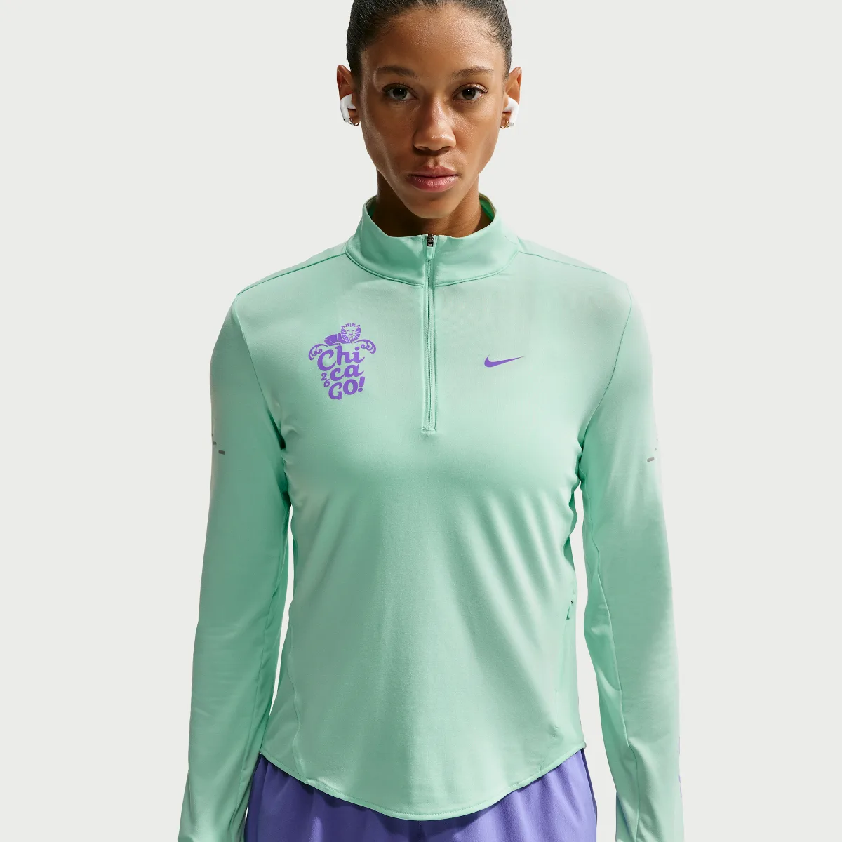 Nike Swift Dri-FIT UV Protection 1/2-Zip Running Top by Nike