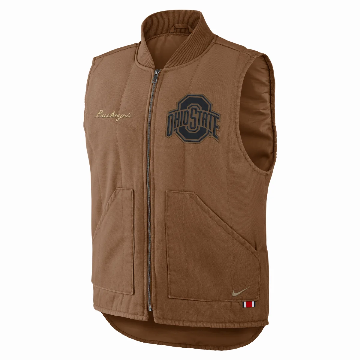 Ohio State Academic Nike College Padded Full-Zip Vest by Nike