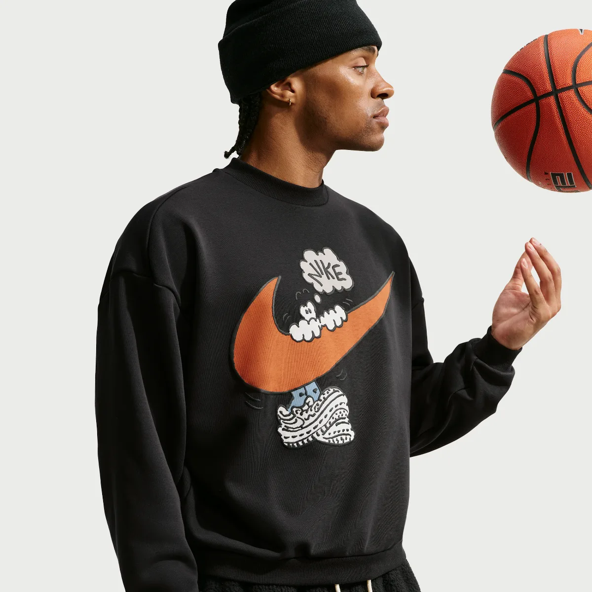 Standard Issue French Terry Basketball Crew by Nike