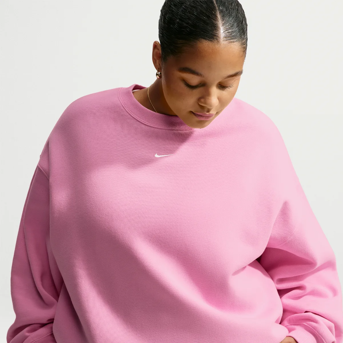 Studio Fleece Medium Weight Oversized Crew-Neck Sweatshirt by Nike