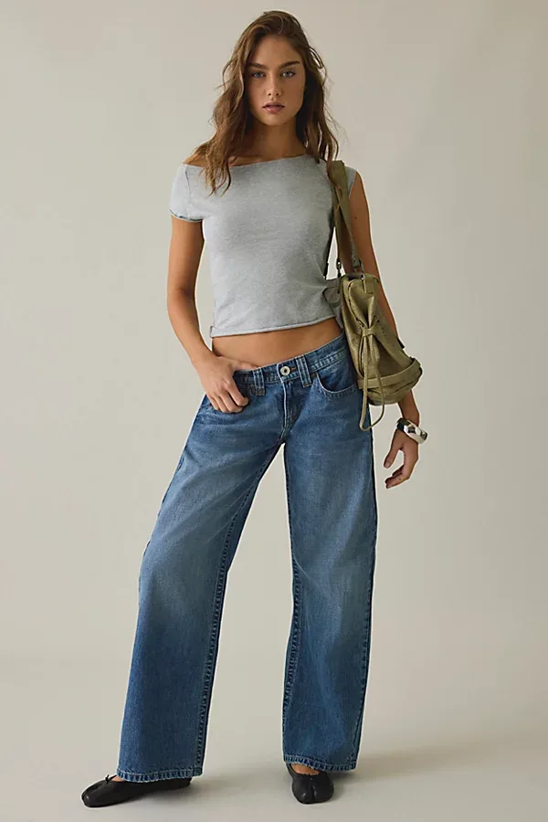 Kayla Low-Rise Jeans by BDG