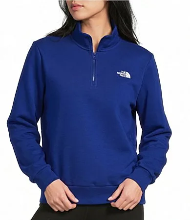 Evolution Half Zip Mock Stand Long Sleeve Pullover by The North Face