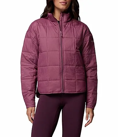 Sienna Hill Quilted Stand Collar Zip Front Jacket by Columbia