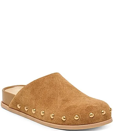 Joney Suede Studded Mules