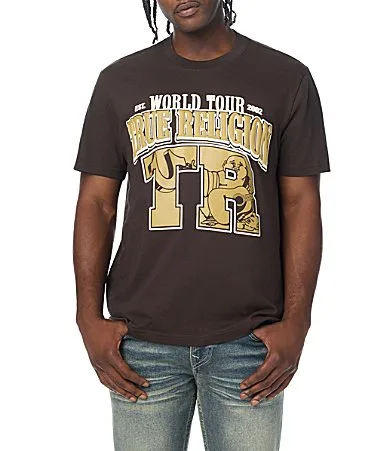 Short Sleeve Arch Logo Buddha T-Shirt