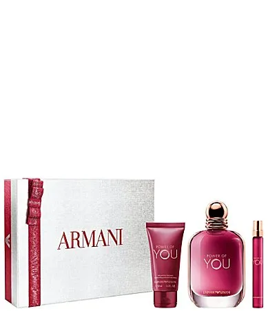Giorgio Armani Emporio Armani Power of You Eau De Parfum Holiday 3-Piece Gift Set by Armani