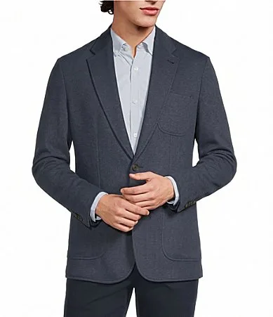 Weekend Edit Coordinating Slim Fit Suit Separates Knit Blazer by Murano