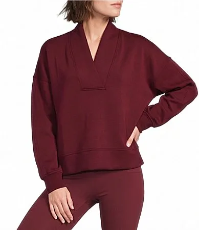 AirEssentials V-Neck Long Sleeve Top by SPANX