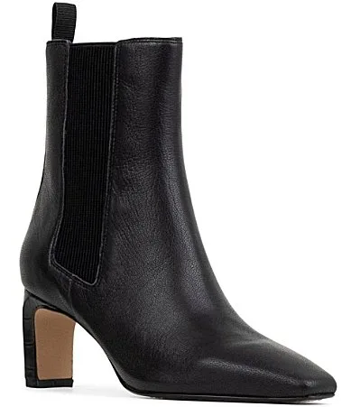 Brittinie Leather Chelsea Dress Booties by Donald Pliner