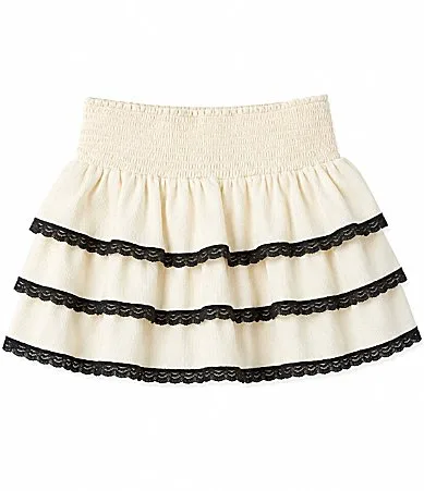 Gemma Tiered Skirt by Theme Nyc