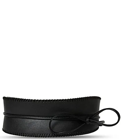 Bonnie Faux Leather Belt by Lele Sadoughi
