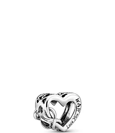 Love You Mom Infinity Heart Charm by Pandora
