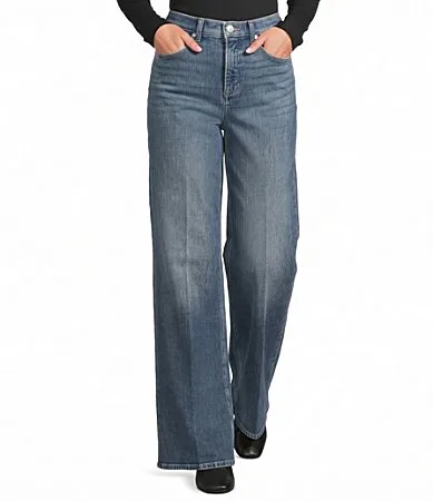 Denim High Rise Wide Leg Pants by SPANX
