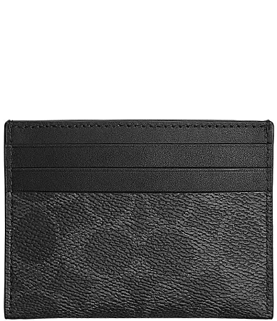 Signature Flat Card Case by Coach