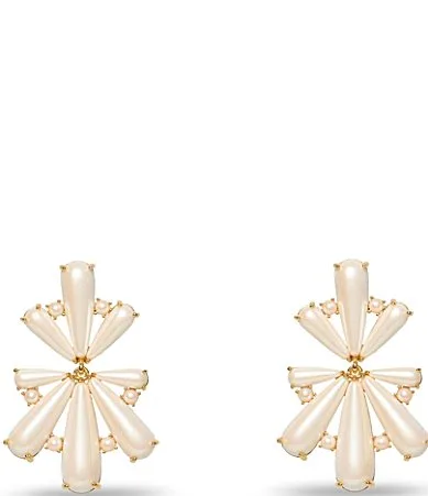Scallop Statement Drop Earrings by Lele Sadoughi