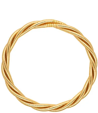 Twist All Weather Bangle by Budhagirl