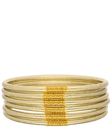 Lumine All Weather Bangles Bracelet Set by Budhagirl