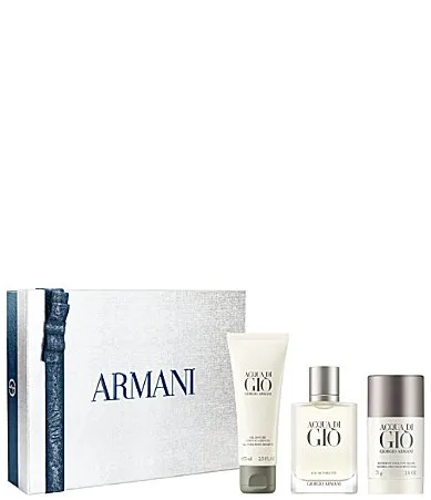 Giorgio Armani Acqua Di Gio Eau De Toilette Holiday 3 Piece Gift Set by Armani