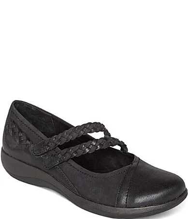 Annie Braided Leather Mary Janes