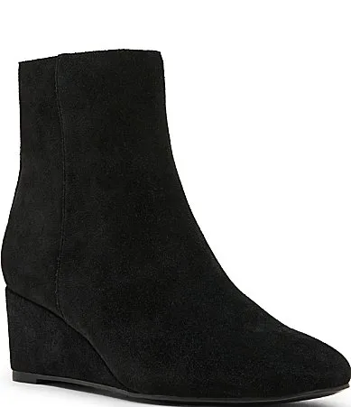 Blithe Waterproof Suede Wedge Booties by Blondo
