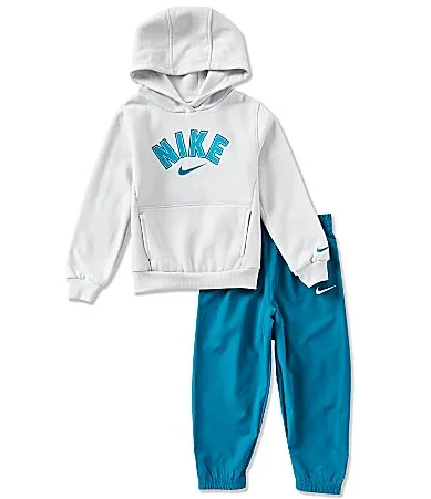 Long Sleeve Fleece Pullover Hoodie 2-Piece Set by Nike