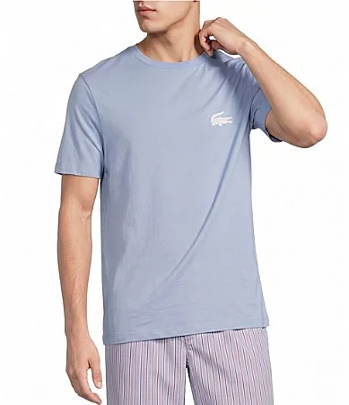 Logo Short Sleeve Sleep T-Shirt by Lacoste