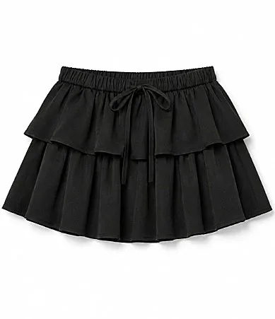 Willow Satin Skort by Theme Nyc