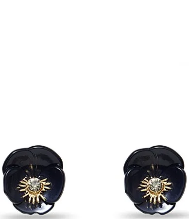 Pansy Button Stud Earrings by Lele Sadoughi