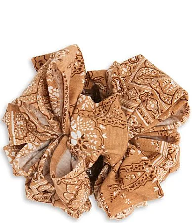Rita Ruched Bandana Claw Clip Bow by Lele Sadoughi