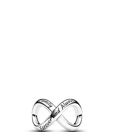 Forever Always Infinity Sterling Silver Charm by Pandora