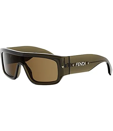 Fendi Screen Rectangular Sunglasses by FENDI