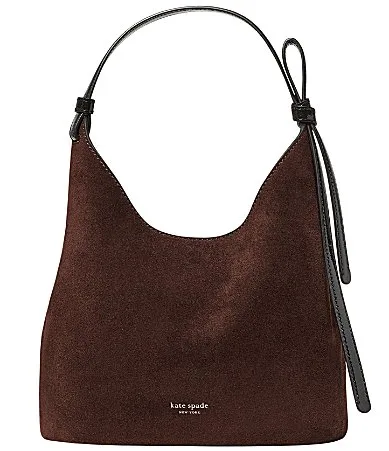 Loop Suede and Crinkle Patent Leather Carryall Bag by kate spade