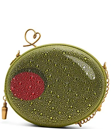 Olive You Rhinestone Shoulder Bag by Betsey Johnson