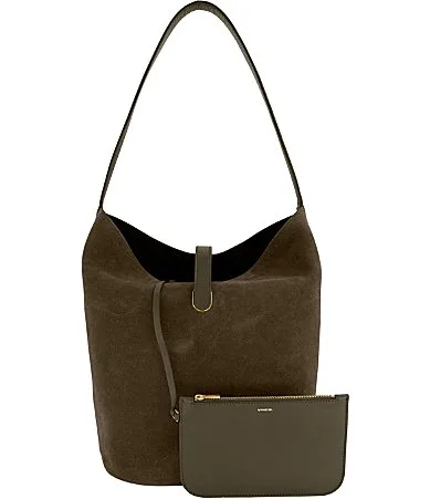 Eris Large Leather Bucket Bag by Vince