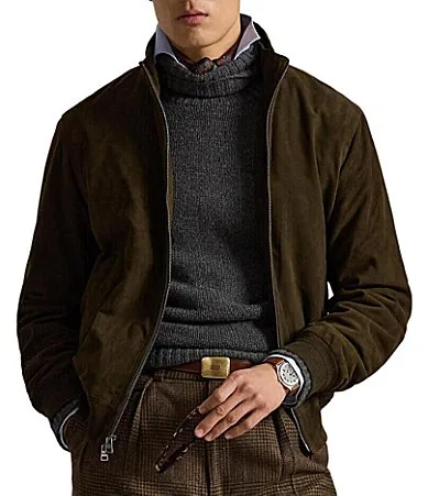 The Charleton Suede Jacket by Polo Ralph Lauren