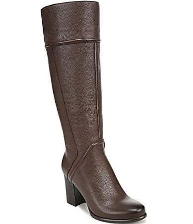 Lexa Textured Leather Knee High Boots by Naturalizer