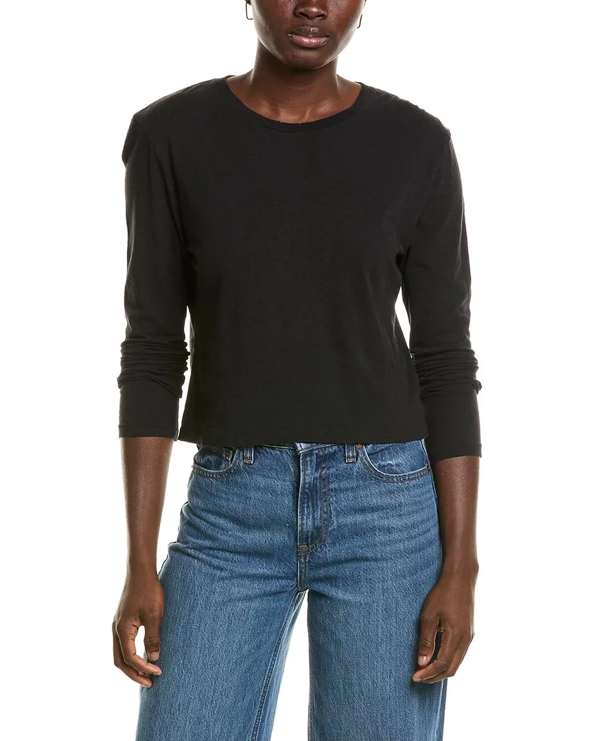 Babe Linen-Blend T-Shirt by AMO