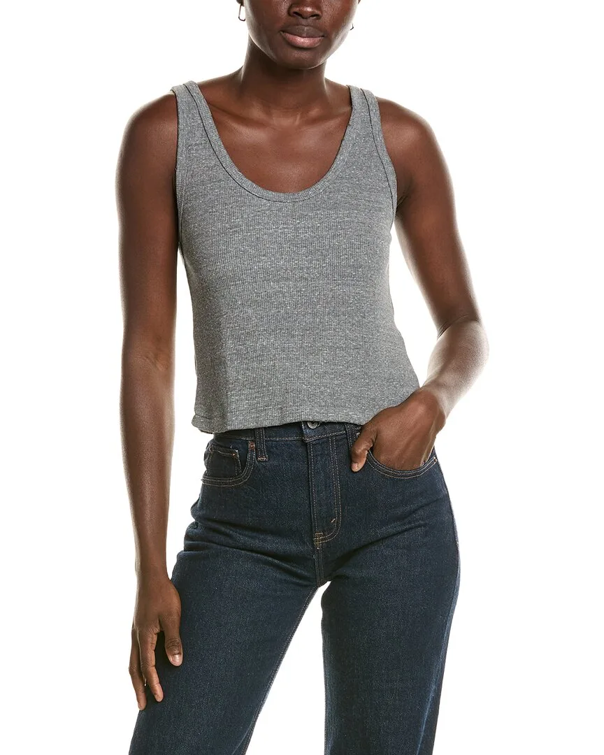 Crop Rib Tank by AMO