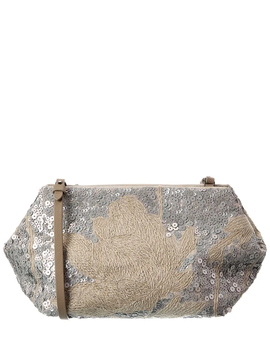 Linen Shoulder Bag by Brunello Cucinelli