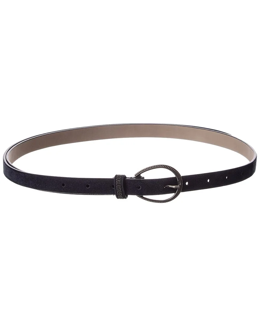 Suede Belt by Brunello Cucinelli