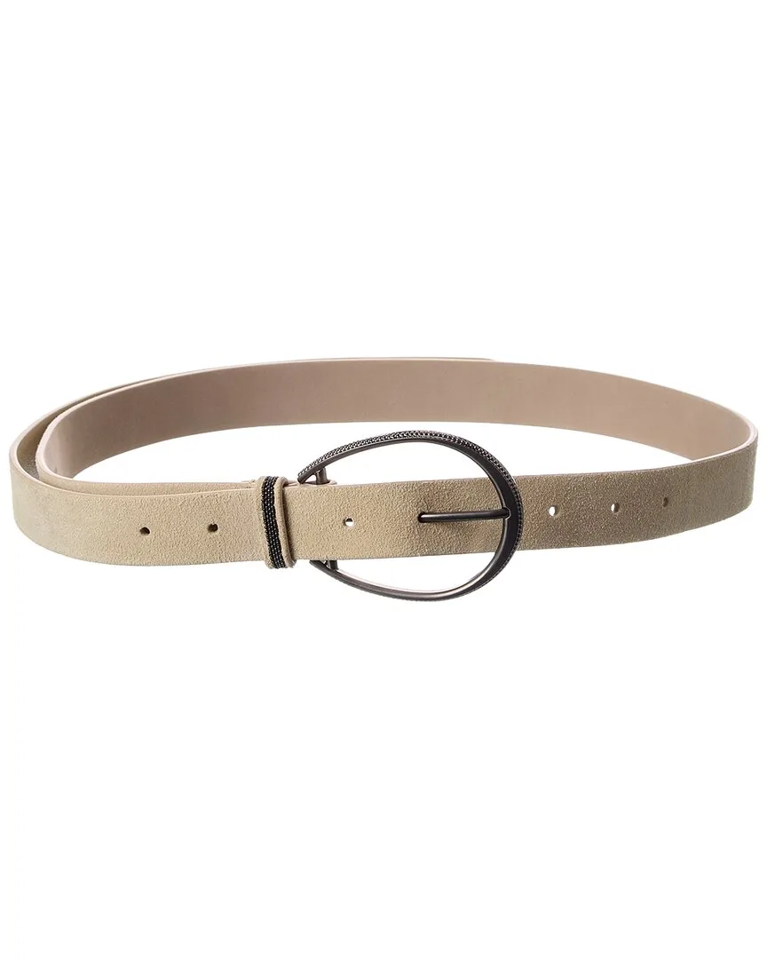 Suede Belt by Brunello Cucinelli