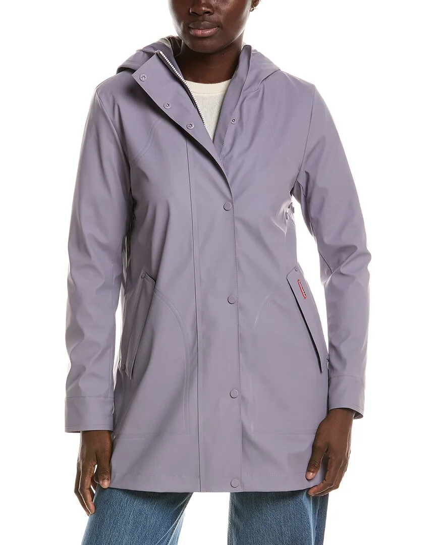 Acacia Rubberized Mid Length Rain Jacket by Hunter