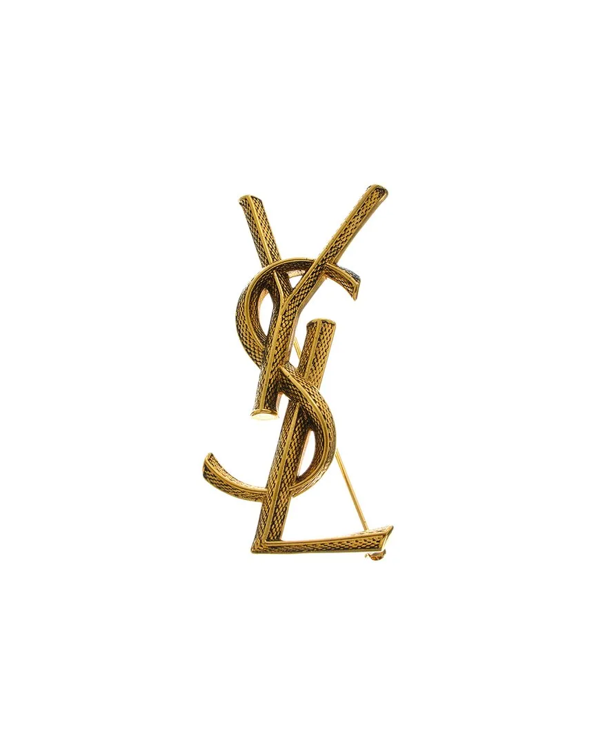 Monogram Brooch by Saint Laurent